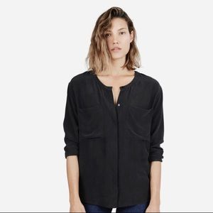 Never worn Everlane Silk Pocket Blouse Sz M